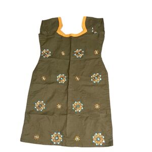 Indian kurta. Never worn. Has mirror work detailing. Fits size small to medium